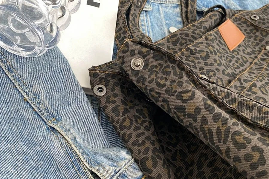 Leopard print handbag